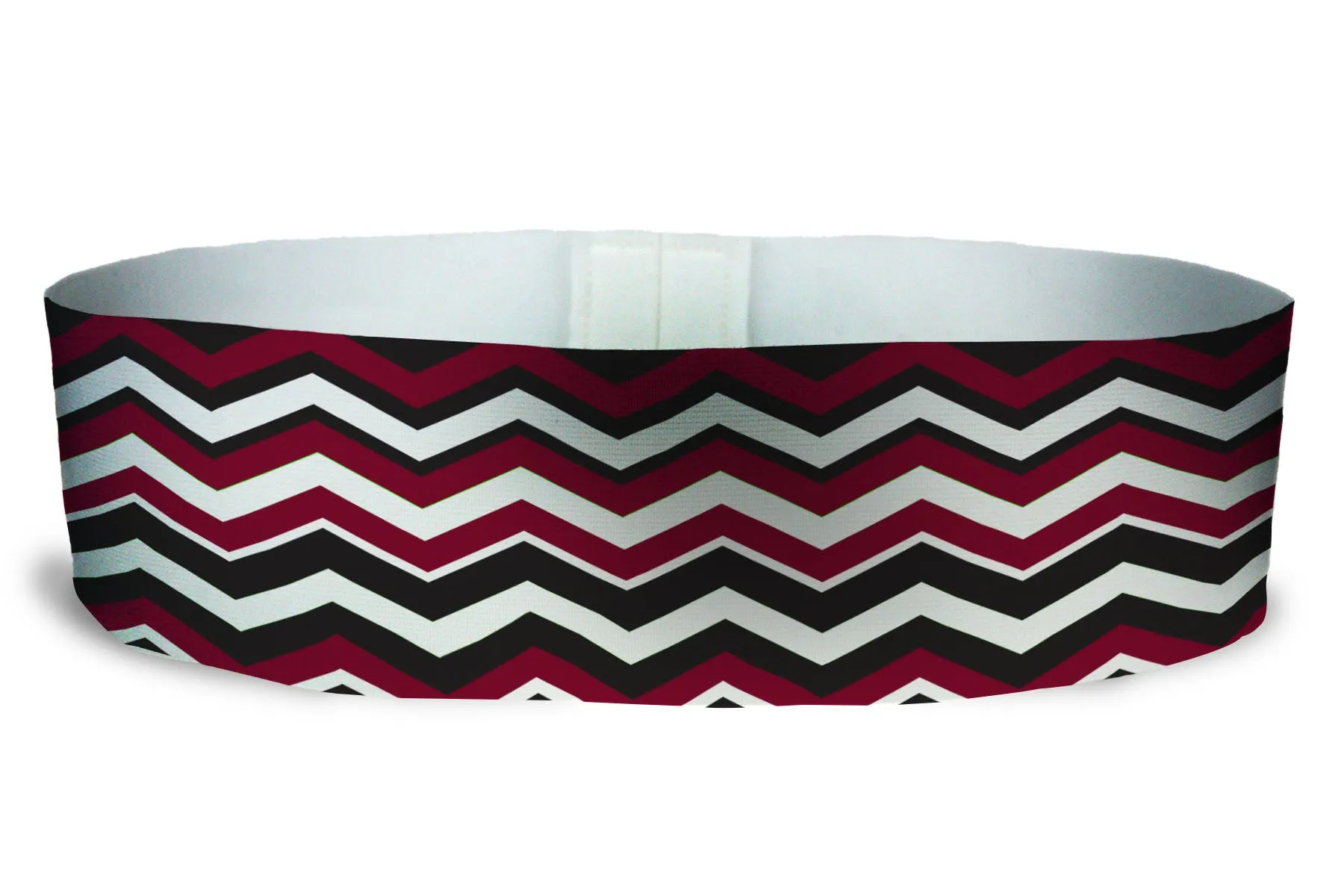 Loopty Loop Chevron Maroon Black Multi