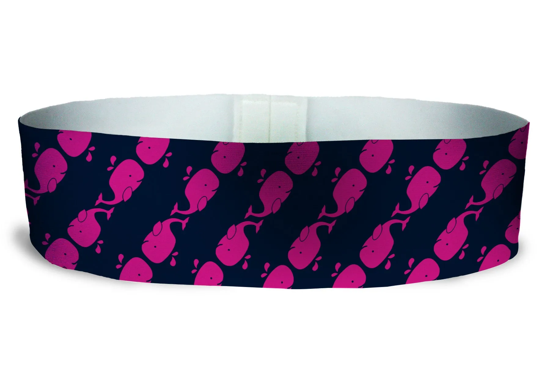 Loopty Loop Mini Whales Navy Pink