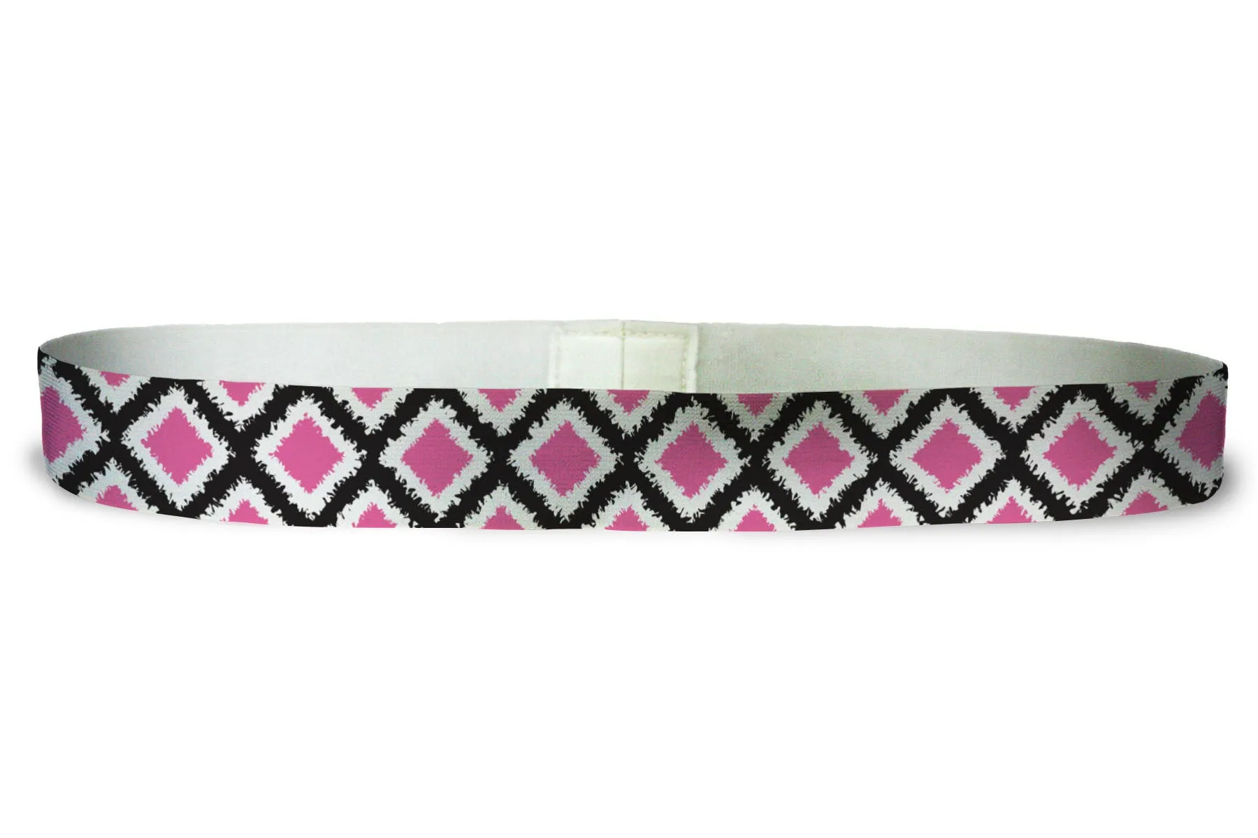 Loopty Loop Tribal Diamonds Pink Black