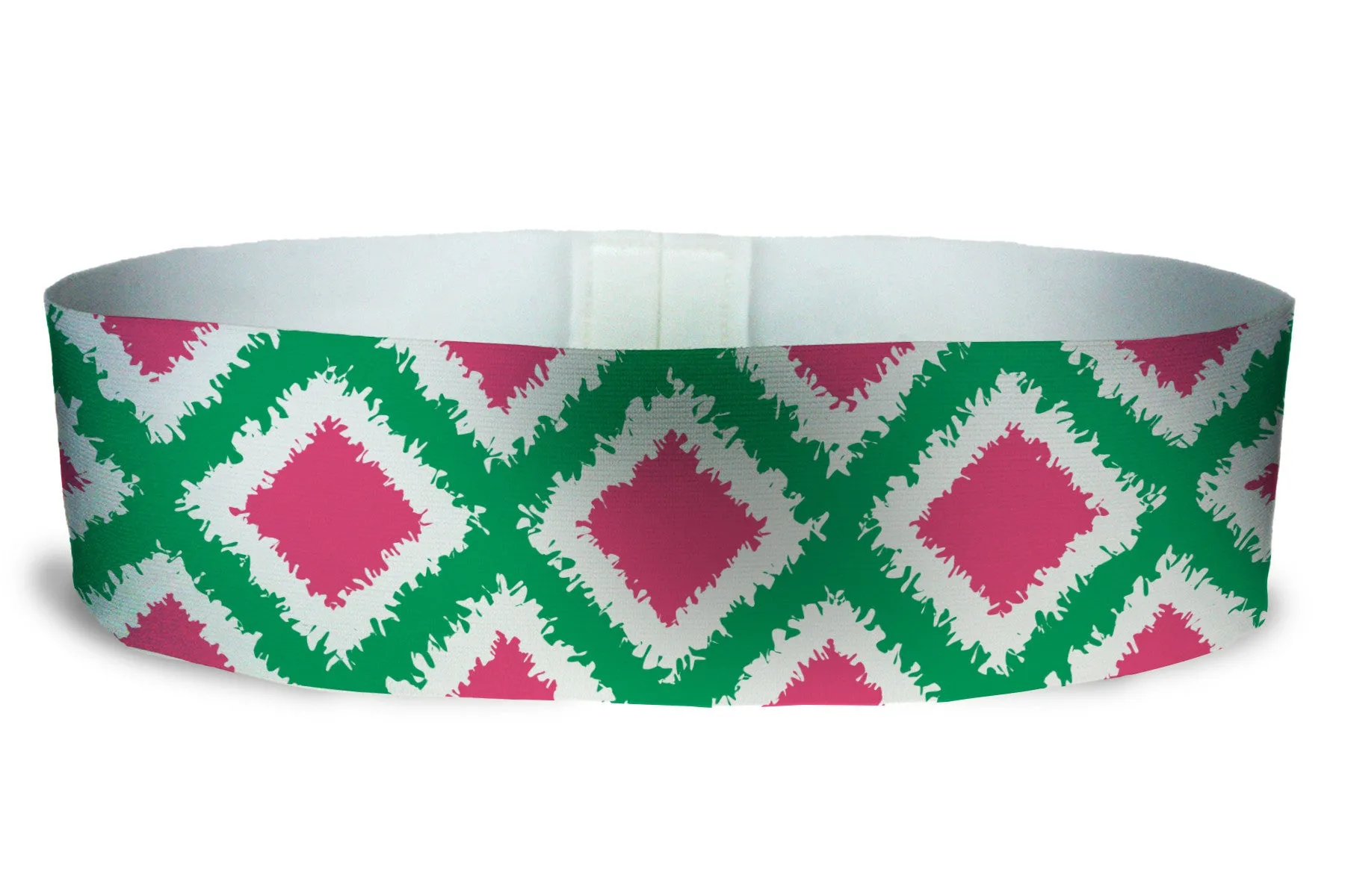 Loopty Loop Tribal Diamonds Pink Green