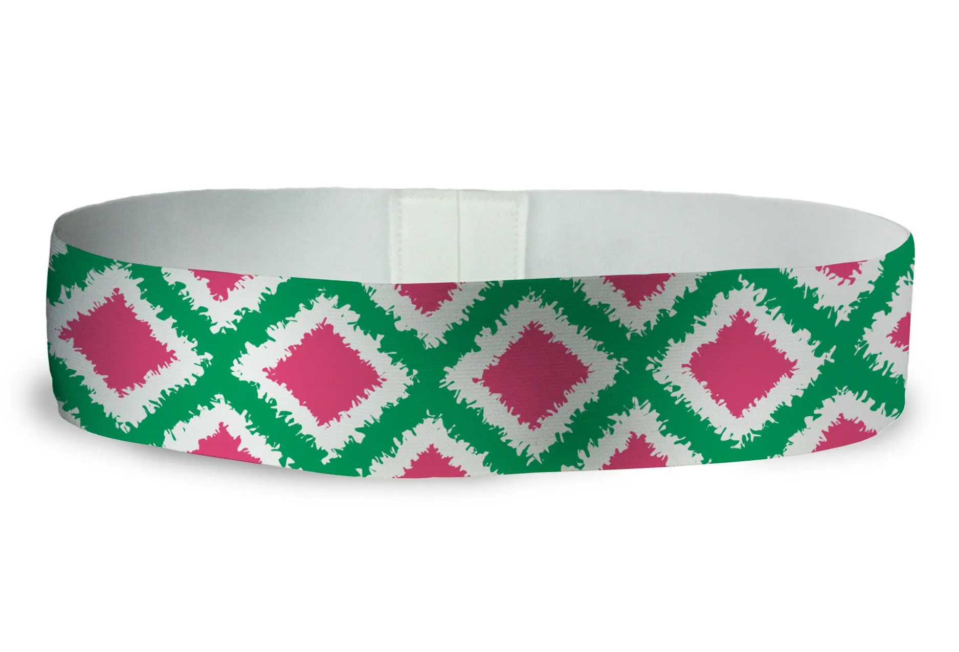 Loopty Loop Tribal Diamonds Pink Green