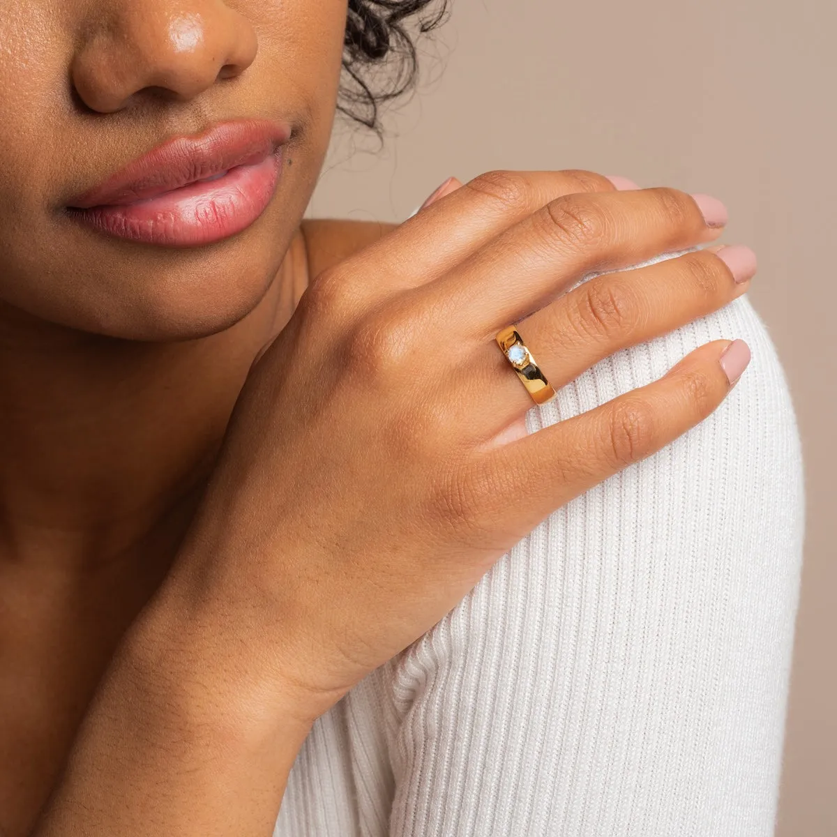 Lucinda Moonstone Ring