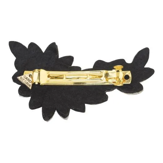 Manhattan Crystal or Black - Hair Pin-Rhine Stone Embellished Womens Accessories