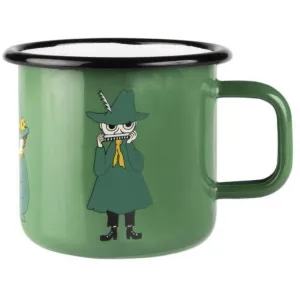 Moomin Enamel Mug 3.7 dl Retro Snufkin Green