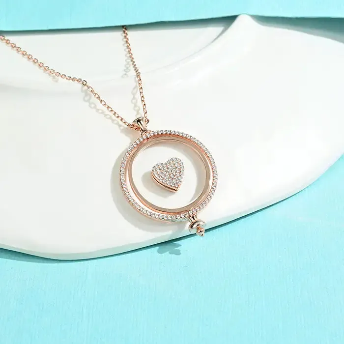 Moving Heart Necklace