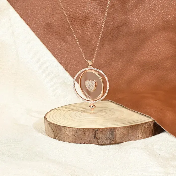 Moving Heart Necklace