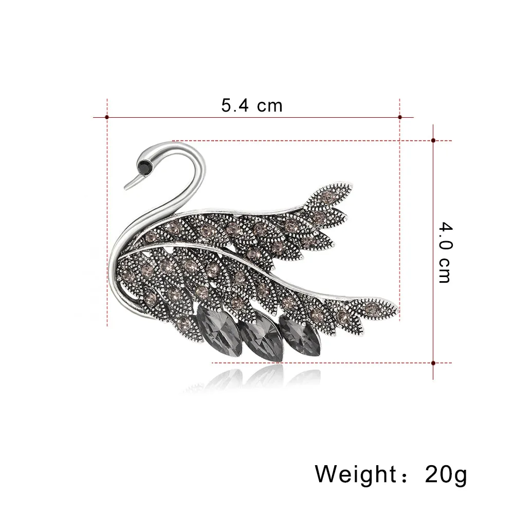 New Swan Brooches Luxury