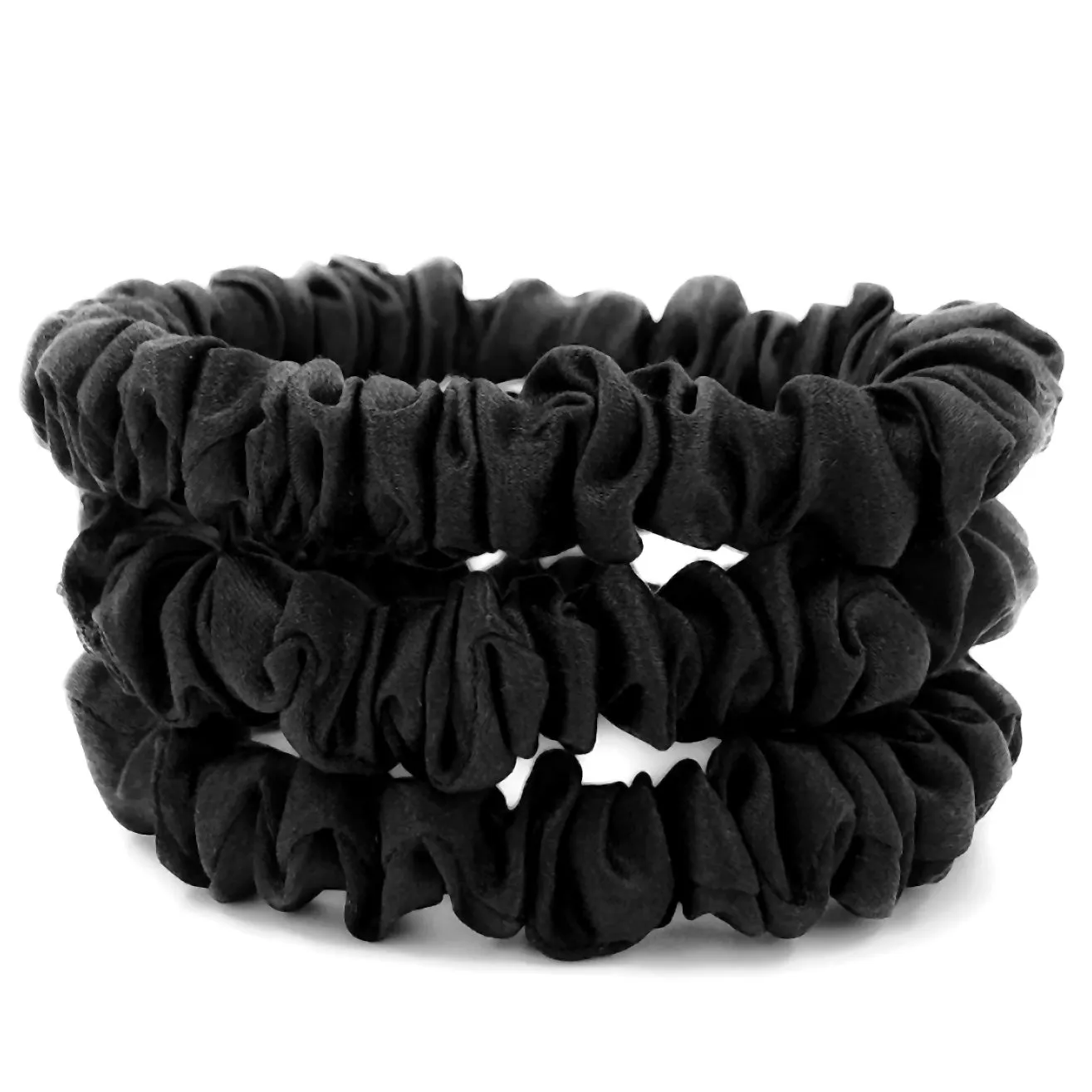 OUTLET Small Scrunchie Set - All Black