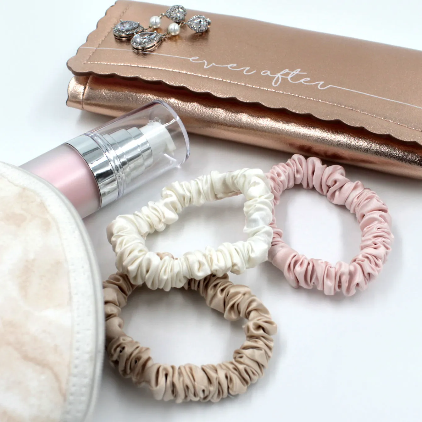 OUTLET Small Scrunchie Set - Ivory/Pink/Sand