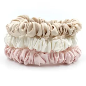 OUTLET Small Scrunchie Set - Ivory/Pink/Sand