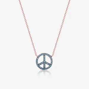 Peace Detailed Chain Locket