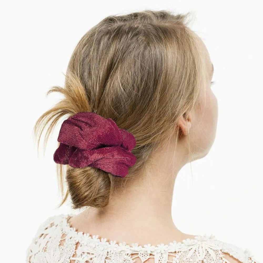 Premium Velvet Elastic Hair Scrunchies