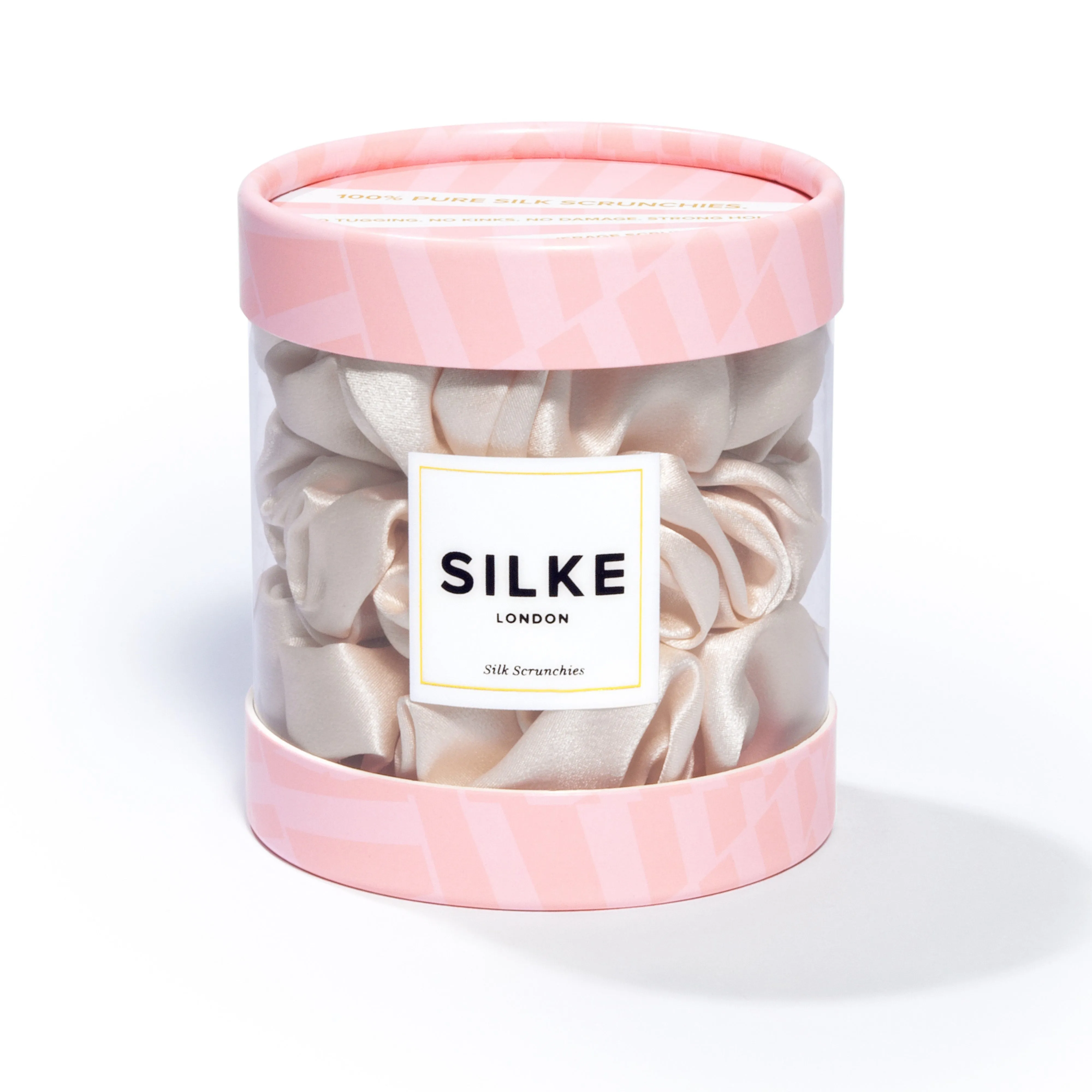 SILKE LARGE SCRUNCHIES - CHAMPAGNE - Bundle..