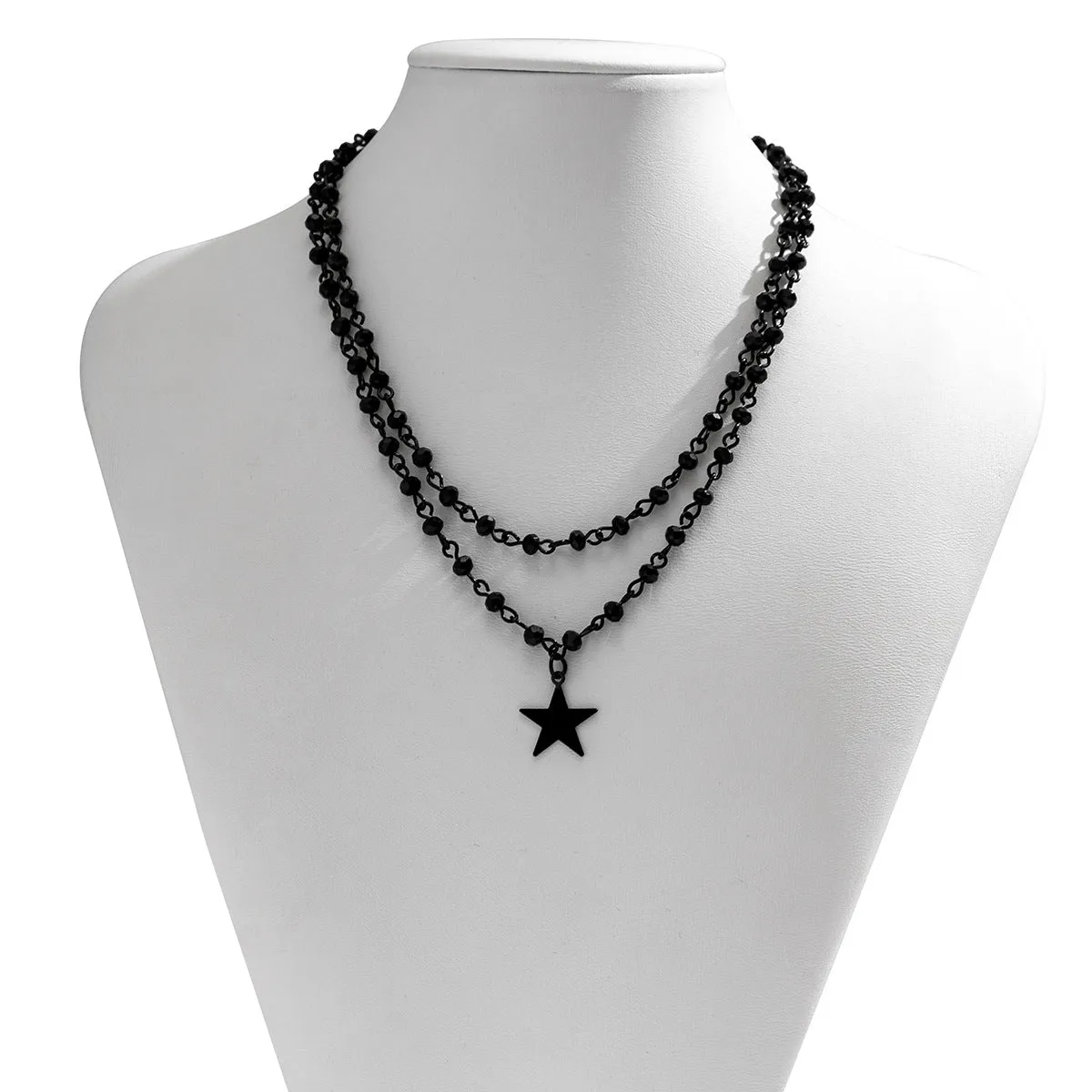 SISSLIA Trendy Star Pendant Hip-hop Necklace For Women Beach Bohemia Necklace Necklaces For Women