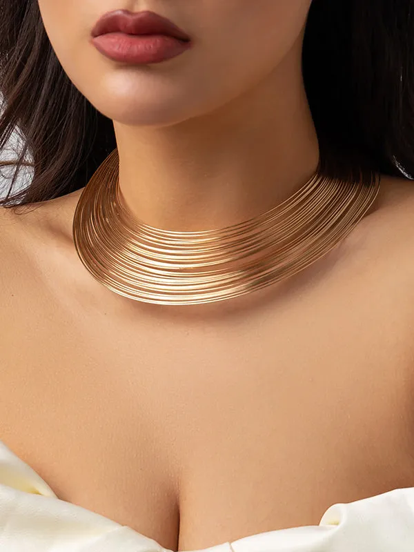 Solid Color Necklaces Accessories