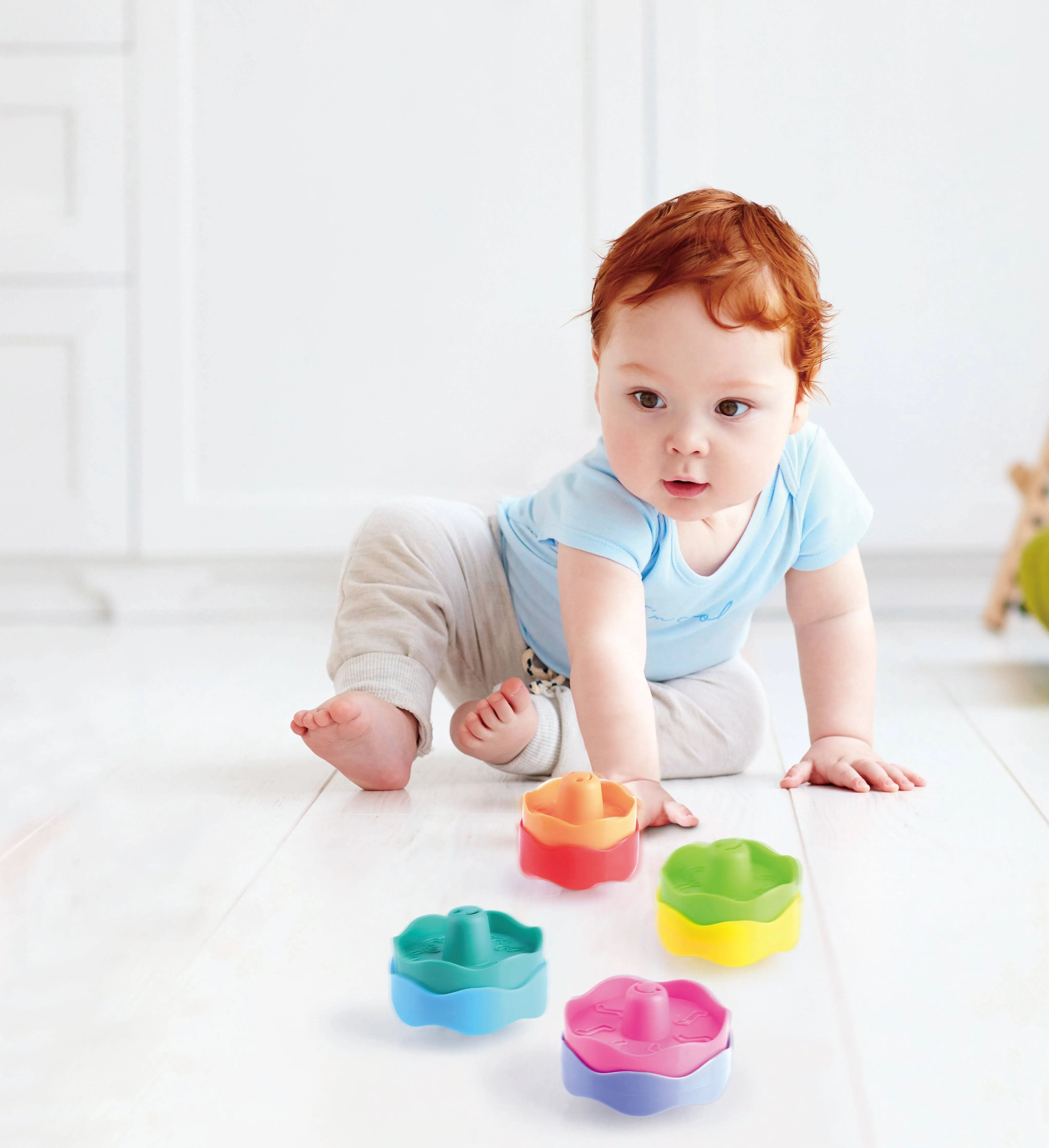 STACK & SPIN Spinning Tops Educational Toy