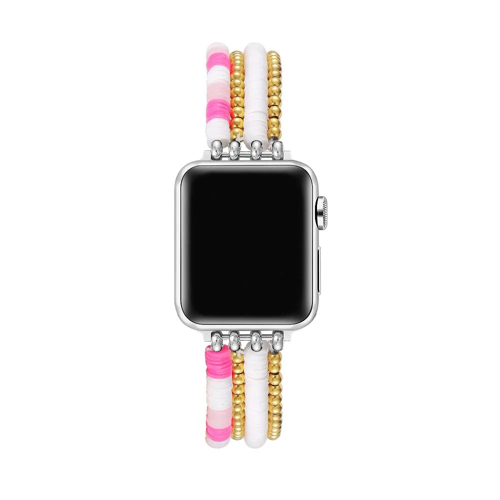 Summer Beaded Band for Apple Watch