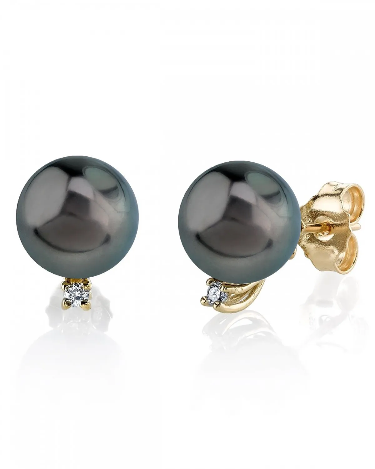 Tahitian South Sea Pearl & Diamond Sasha Earrings