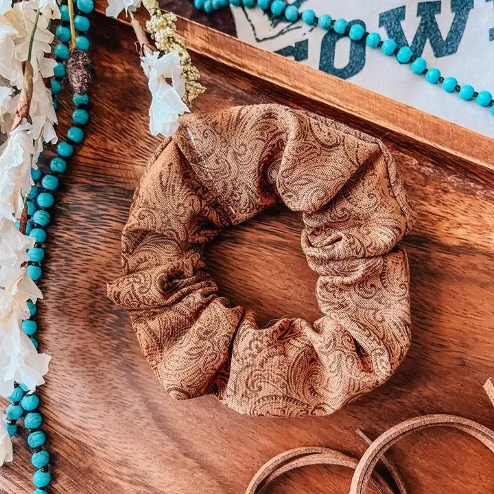 Western Handmade Hair Scrunchies